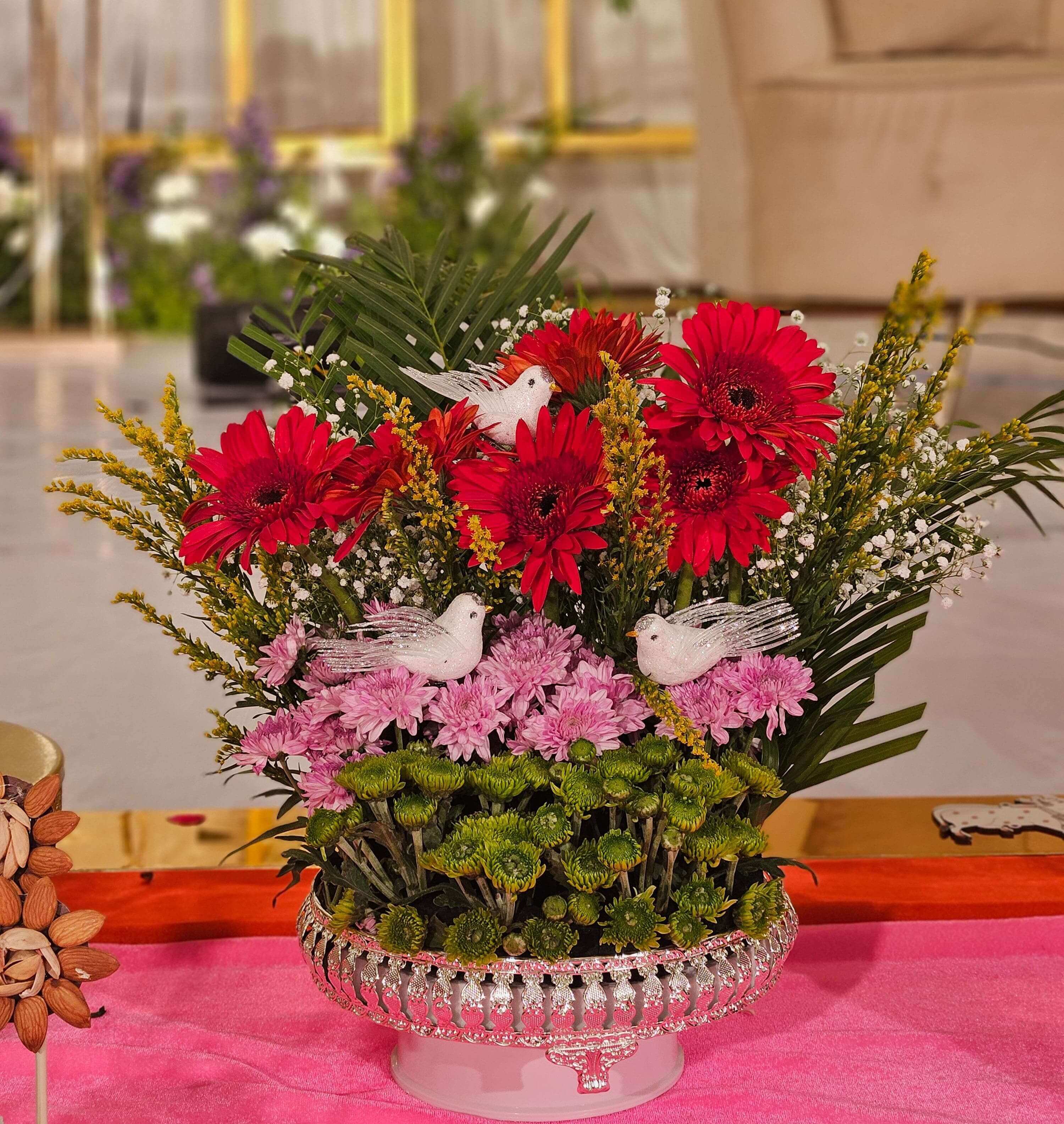 Palm leaf decoration